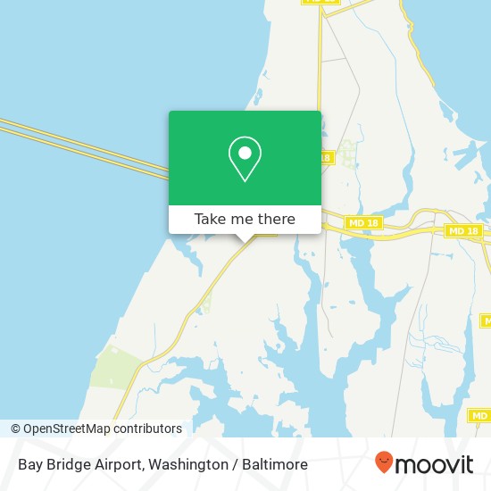 Bay Bridge Airport map