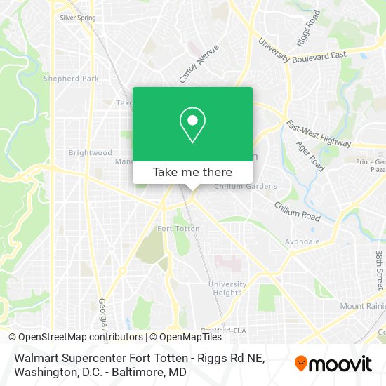 Walmart Supercenter Fort Totten - Riggs Rd NE map