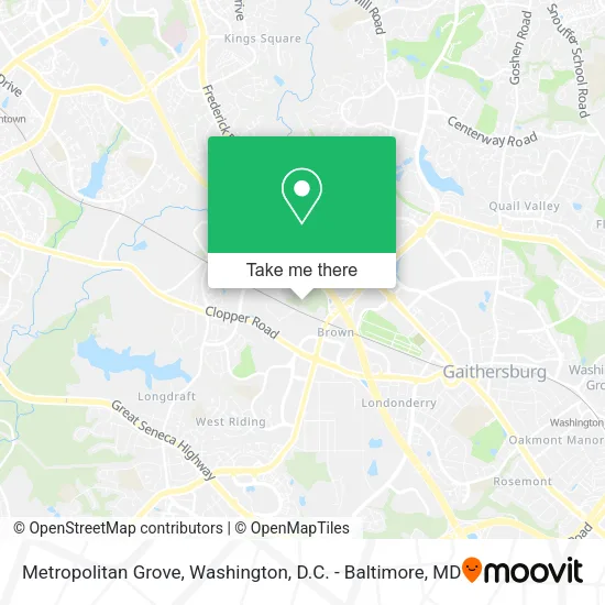 Mapa de Metropolitan Grove