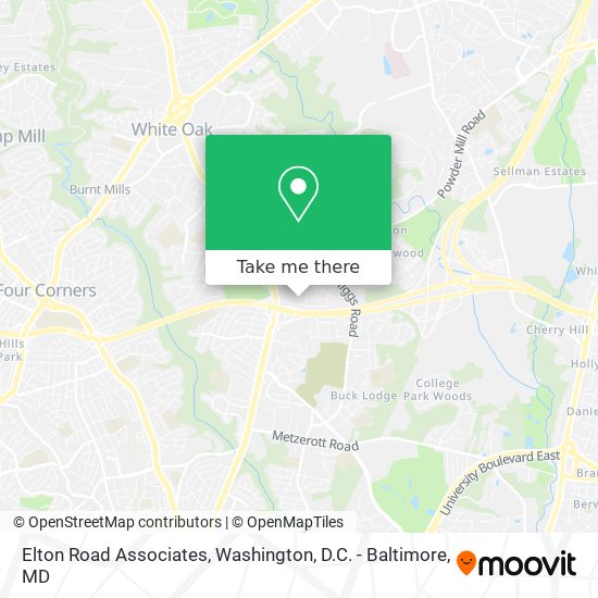 Mapa de Elton Road Associates
