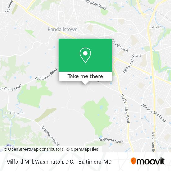 Milford Mill map