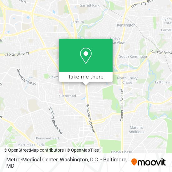 Mapa de Metro-Medical Center
