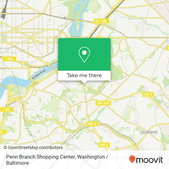 Mapa de Penn Branch Shopping Center