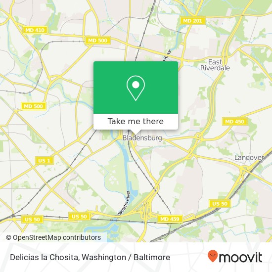 Delicias la Chosita, 4800 Annapolis Rd map