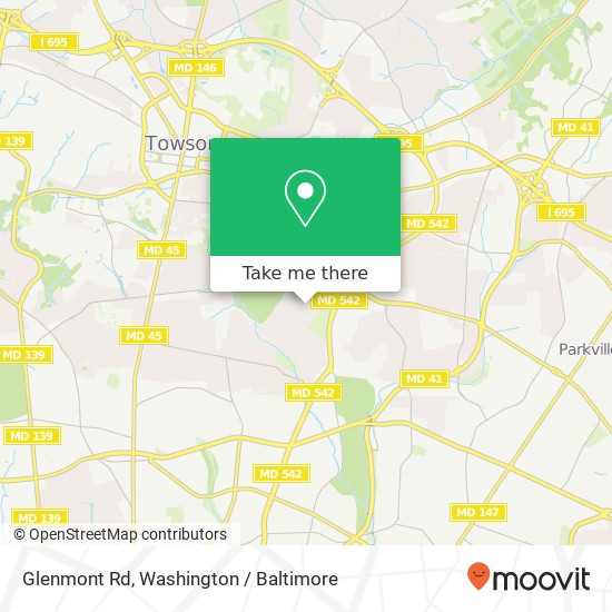 Mapa de Glenmont Rd, Baltimore, MD 21239