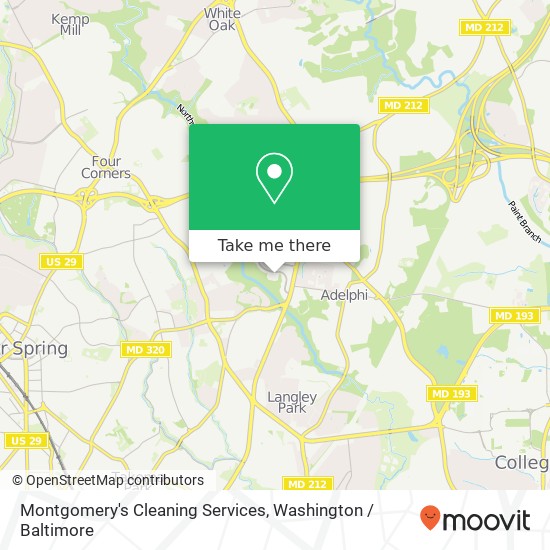 Montgomery's Cleaning Services, 510 Beacon Rd map
