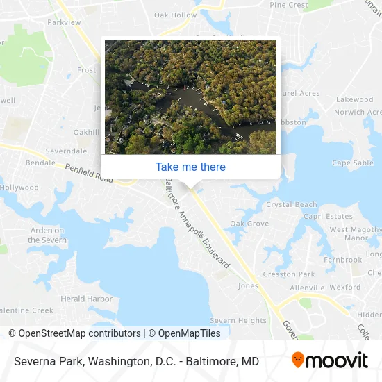 Severna Park map