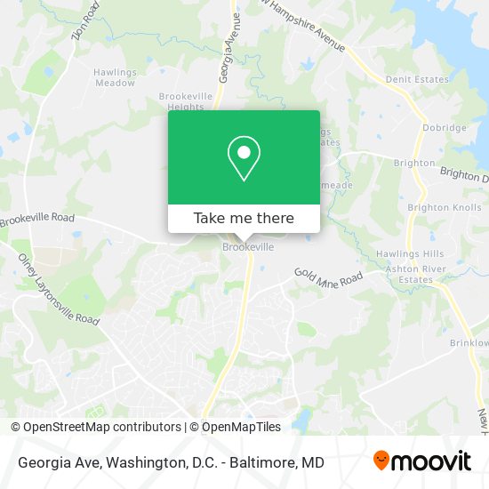Mapa de Georgia Ave