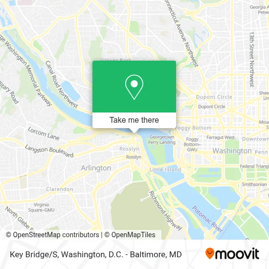 Key Bridge/S map