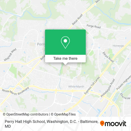 Perry Hall High School, 4601 Ebenezer Rd map