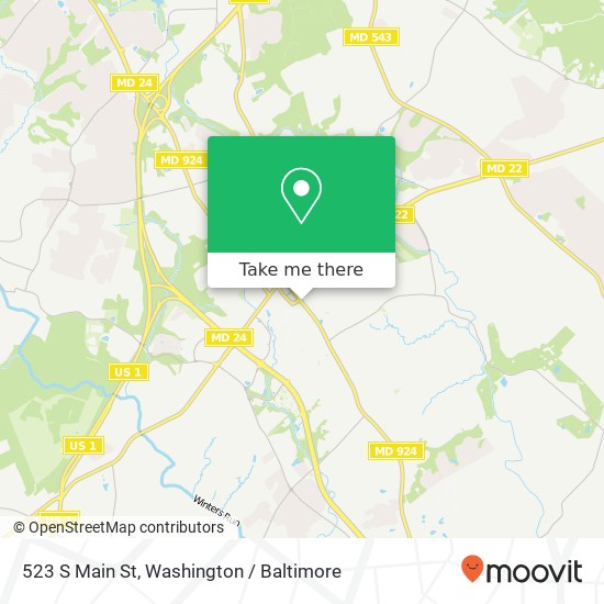 523 S Main St, Bel Air, MD 21014 map