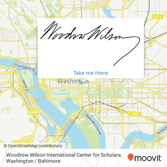 Mapa de Woodrow Wilson International Center for Scholars