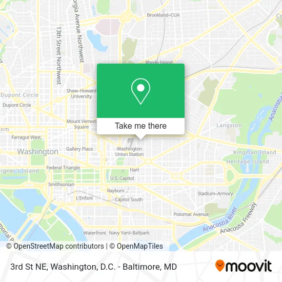Mapa de 3rd St NE
