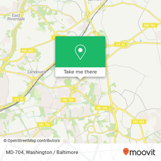 MD-704, Lanham, MD 20706 map