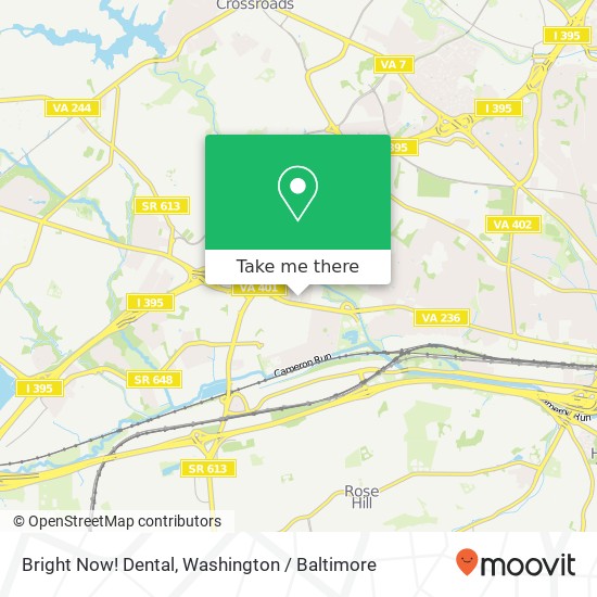 Mapa de Bright Now! Dental, 5249 Duke St