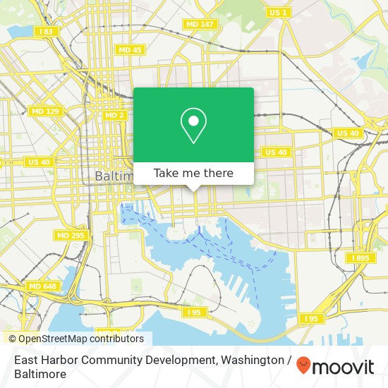 East Harbor Community Development, 250 S Broadway map