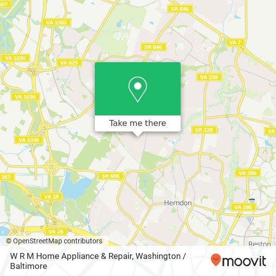 W R M Home Appliance & Repair, 152 Applegate Dr map