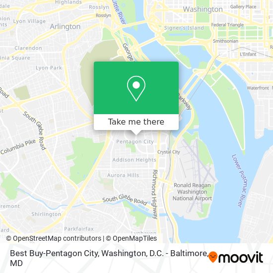 Best Buy-Pentagon City map
