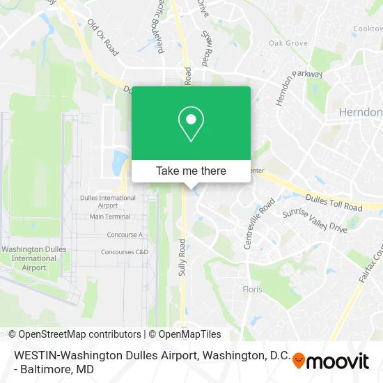 WESTIN-Washington Dulles Airport map
