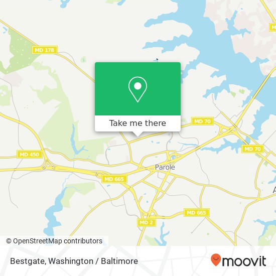 Mapa de Bestgate, 900 Bestgate Rd