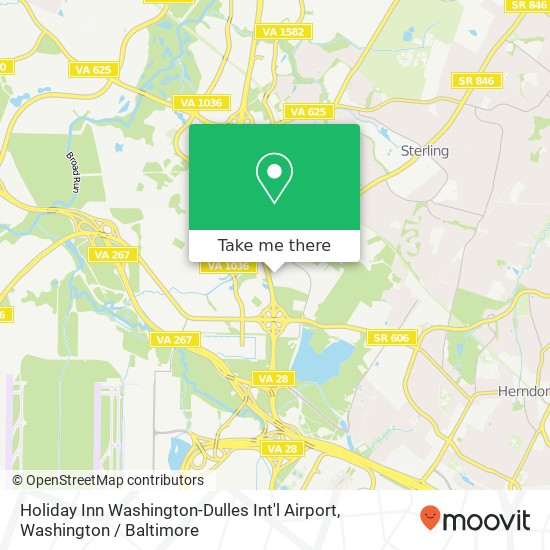 Holiday Inn Washington-Dulles Int'l Airport, 45425 Holiday Dr map