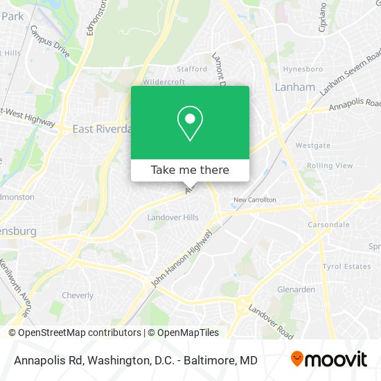 Mapa de Annapolis Rd