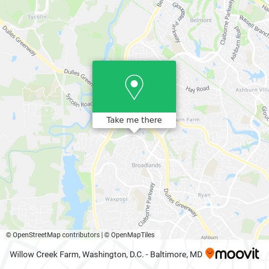 Willow Creek Farm map