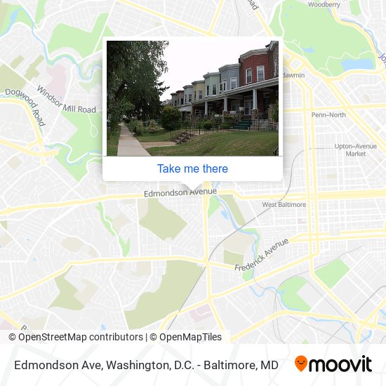 Mapa de Edmondson Ave