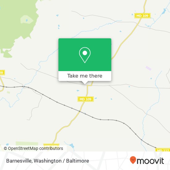 Mapa de Barnesville