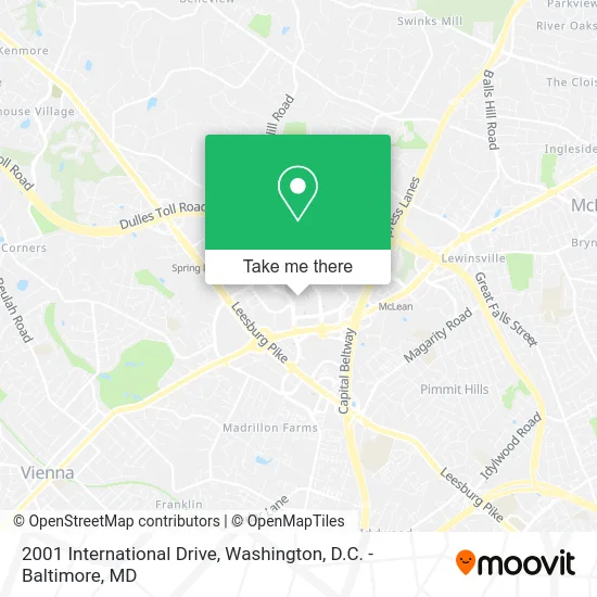 2001 International Drive map