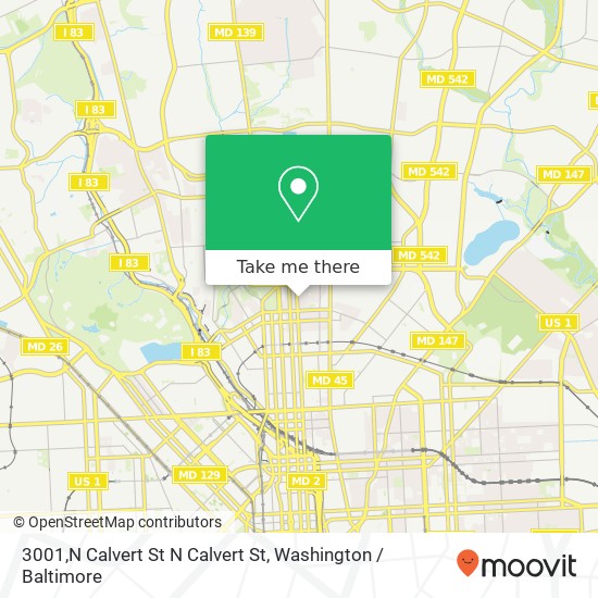 3001,N Calvert St N Calvert St, Baltimore, MD 21218 map