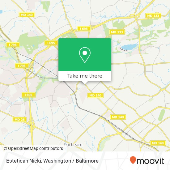 Estetican Nicki, 308 Reisterstown Rd map