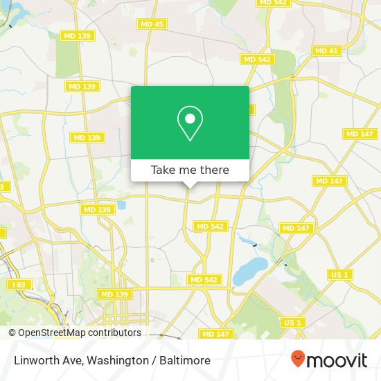 Linworth Ave, Baltimore, MD 21239 map