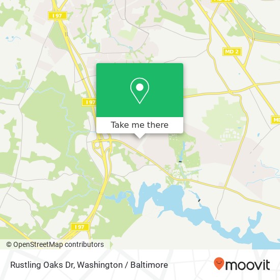 Mapa de Rustling Oaks Dr, Millersville, MD 21108