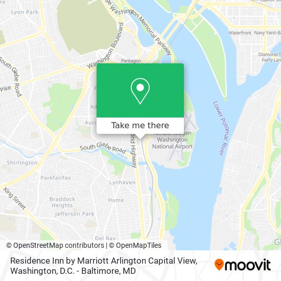 Residence Inn by Marriott Arlington Capital View map