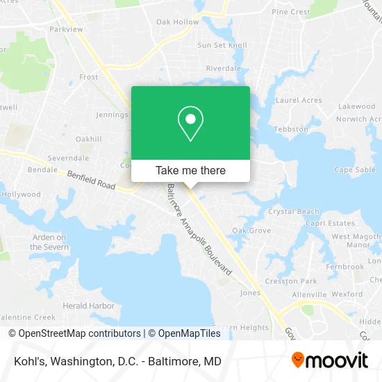 Kohl's map