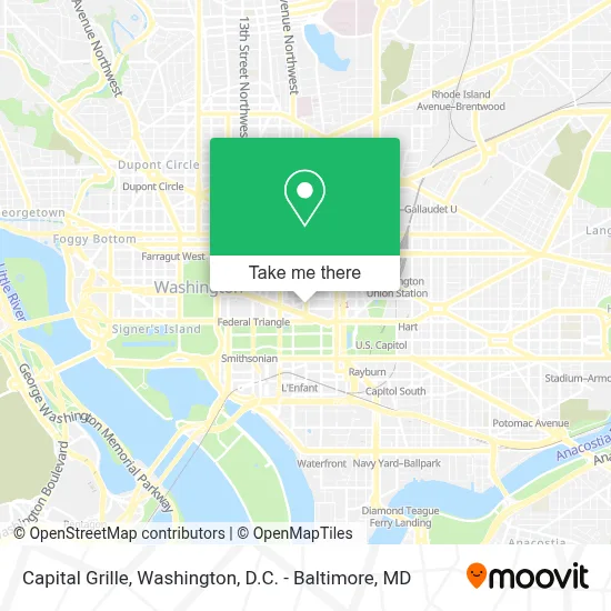 Capital Grille map