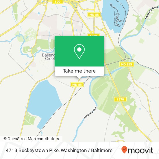 4713 Buckeystown Pike, Frederick, MD 21704 map