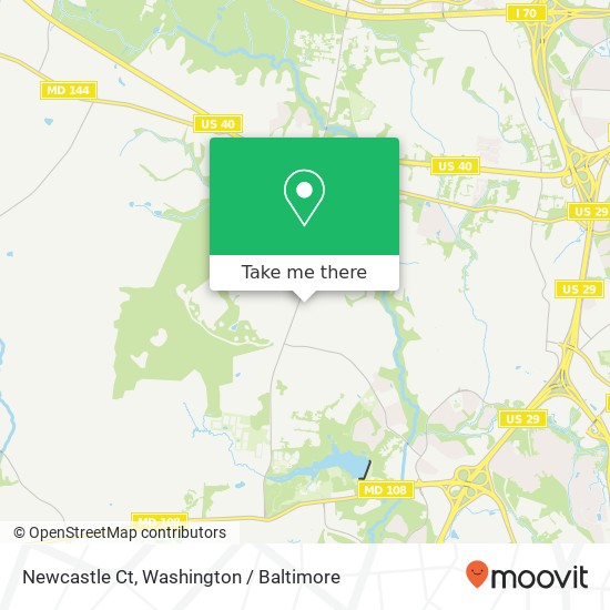 Newcastle Ct, Ellicott City, MD 21042 map