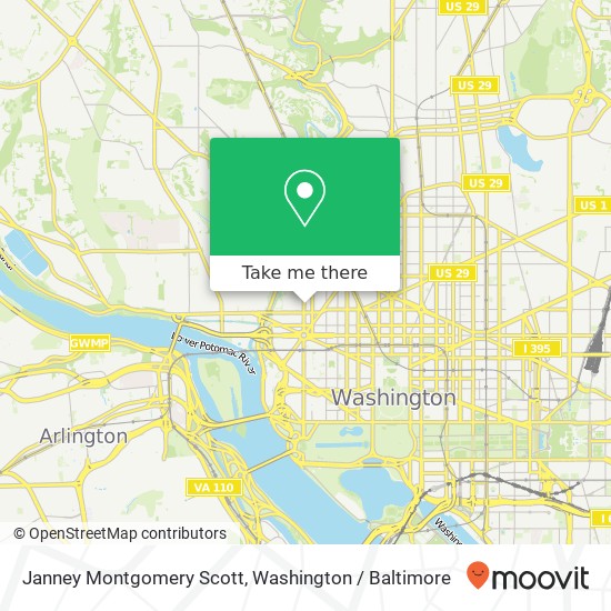 Mapa de Janney Montgomery Scott, 1225 23rd St NW