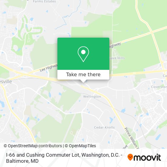 Mapa de I-66 and Cushing Commuter Lot