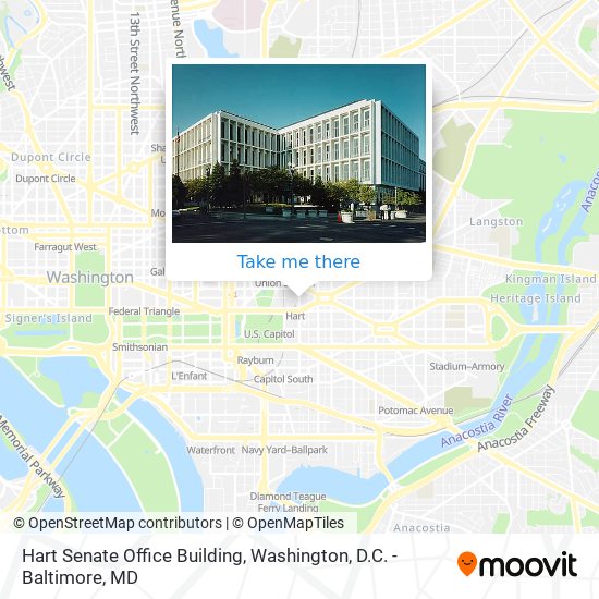 Mapa de Hart Senate Office Building