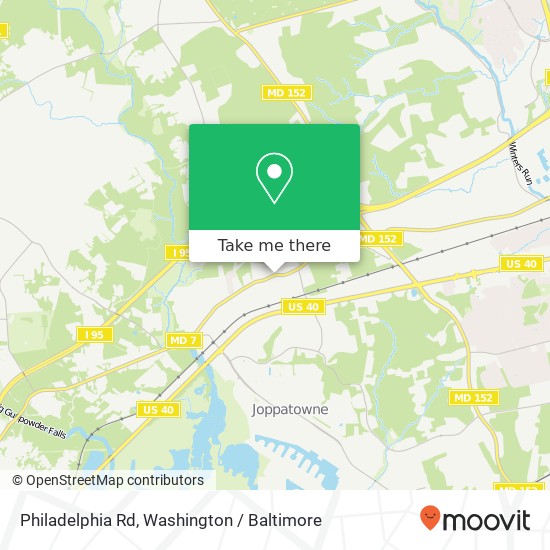 Mapa de Philadelphia Rd, Joppa, MD 21085