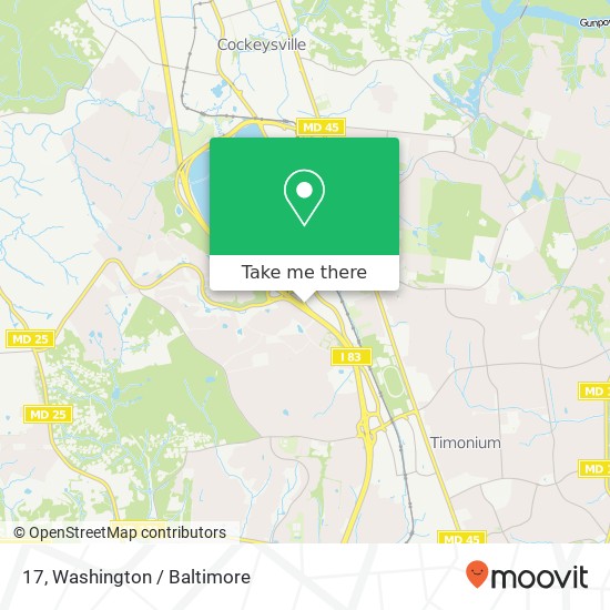 17, Lutherville Timonium, MD 21093 map