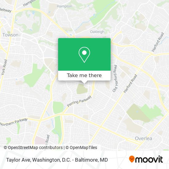 Mapa de Taylor Ave