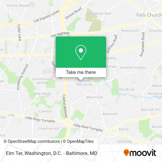 Elm Ter map