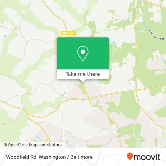 Mapa de Woodfield Rd, Gaithersburg, MD 20882