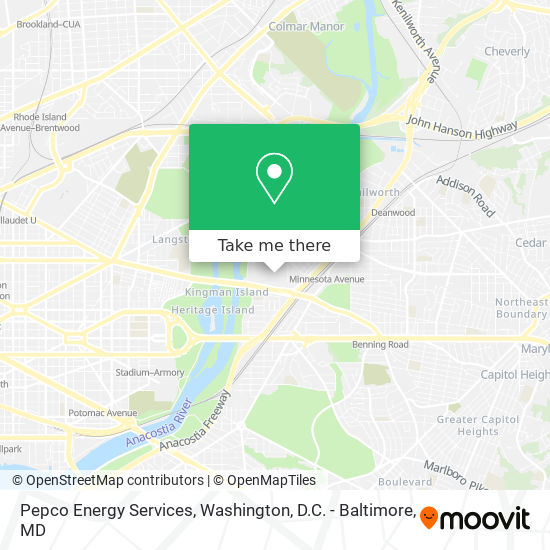 Pepco Energy Services map