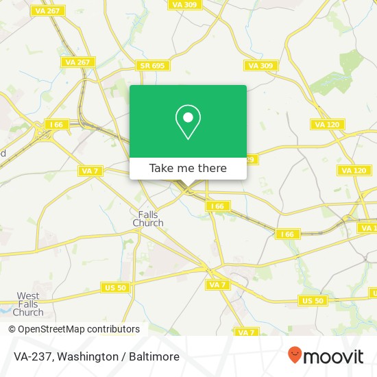 VA-237, Arlington, <B>VA< / B> 22205 map