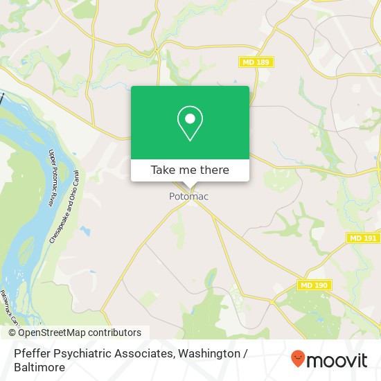 Pfeffer Psychiatric Associates, 10000 Falls Rd map